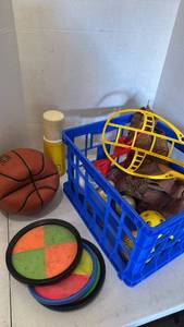 lot 3127 image: Sports Equipment Lot Basketball, Glove, and more