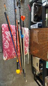 lot 3132 image: Walking sticks, alignment sticks and more
