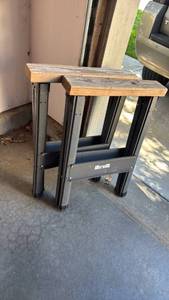 lot 3141 image: pair of Hirsh Iron Horse II Folding Sawhorses