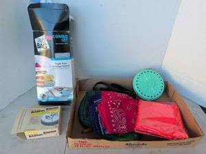 lot 3331 image: Mixed Lot Space Bag Combo Set Bandana and more