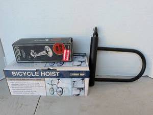 lot 3338 image: Bicycle Host Hoist with U-Lock
