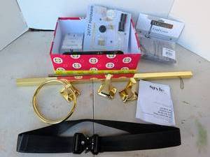 lot 3347 image: Cord cover, towel rack and more