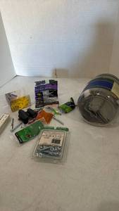 lot 3428 image: Fasteners and Hardware Lot - Drywall Anchors, Machine Screws, and more