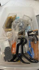 lot 3444 image: Hardware Fasteners and Anchors Lot with Hooks and Anchors