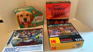 lot 3503 image: Jigsaw Puzzles including I am Dog