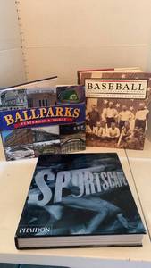 lot 3522 image: Baseball hard back books
