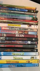 lot 3529 image: DVDs including Rudy