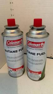 lot 3561 image: Coleman Butane Fuel 8 oz. Cans