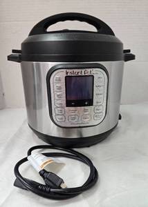 lot 1013 image: Instant Pot Nova Plus 60 Electric Pressure Cooker 6 Quart 1000W - Retail $0
