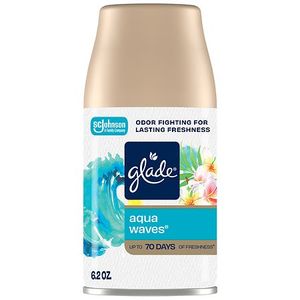 lot 1022 image: Glade Automatic Spray Refill  Air Freshener  Invigorating Aqua Waves  6.2 oz - Retail $38