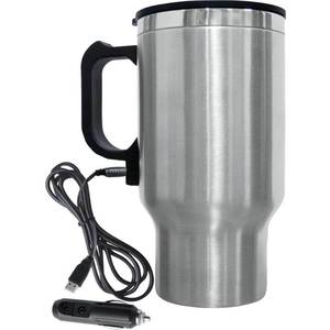 lot 1027 image: Brentwood CMB-16C Stainless Steel 16oz 12 Volt Heated Travel Mug