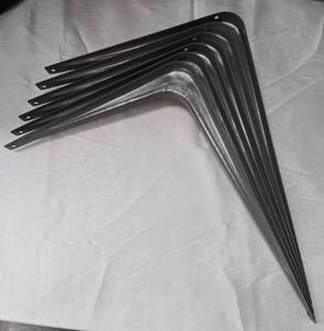 lot 1071 image: (6) Stanley 10 X 12 Shelf Brackets T797 Bg, - Retail $16