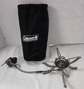 lot 1084 image: Coleman Camping Stove with Carrying Case - Retail $0