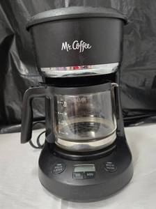 lot 1172 image: Mr. Coffee 5 Cup Coffee Maker with Programmable Timer Pre-owned  - Retail $0