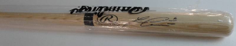lot 1006 image: Signed Lorenzo Cain Baseball Bat (Blonde color) with James Spence Authentication