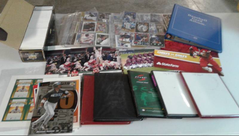 lot 1077 image: Massive Collection of Sports Cards and Memorabilia - Baseball - Football - Hockey - Basketball - Over 20 Pictures of Content