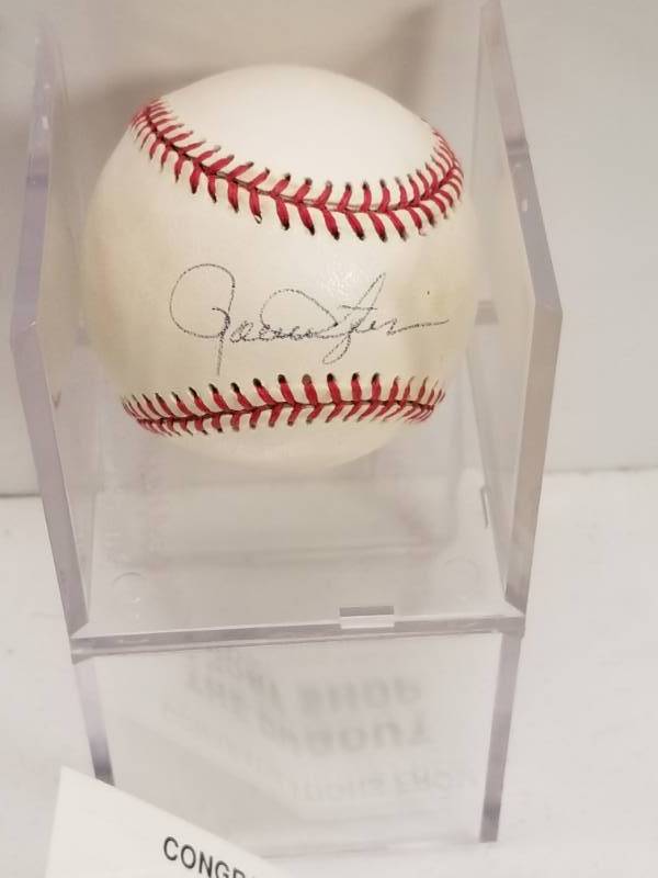 lot 1222 image: Rollie Fingers Autographed Rawlings Official American League Baseball As w COA