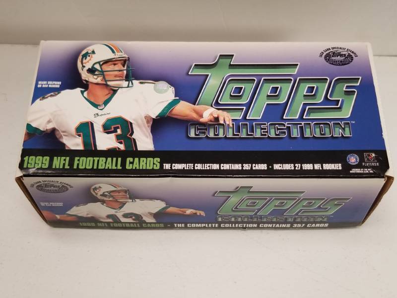 lot 1274 image: 1999 Topps Football Complete 357-Card Complete Factory Set Series 1 & 2
