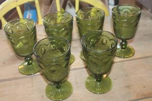 lot 4912 image: Vtg. Indiana Glass Goblets
