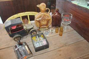 lot 4920 image: Vintage Decanters, Shot Glasses & More