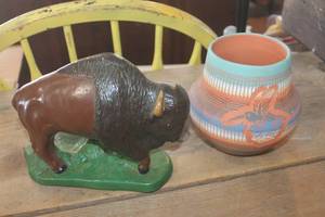 lot 4922 image: Signed Native American Pottery & More