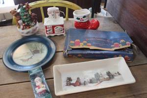 lot 4947 image: Vintage Santa Boot, Lights untested & More
