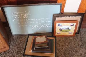 lot 5073 image: Large Lot of Misc. Frames & Pictures