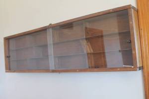 lot 5083 image: Primitive Wood Shelf 48 wide x 13 tall x 5 deep