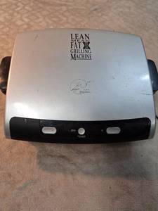 lot 13 image: Lean Mean Fat Grilling Machine Electric Countertop Grill