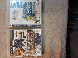 lot 47 image: Battlefield Bad Company & Modern Warfare 2 PS3 Games Lot