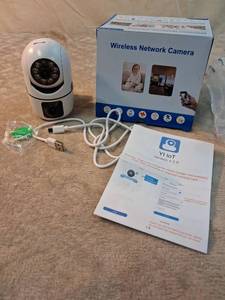 lot 65 image: Wireless Network Camera YI IoT with Box USB Cable and Setup Documentation