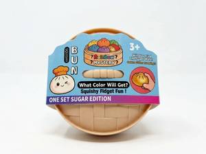 lot 51 image: Squishy Bun Rainbow Mystery Steamer Basket Fidget Toy Sugar Edition