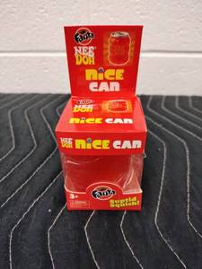 lot 66 image: Schylling Fanta NeeDoh Nice Can Squishy Toy, Orange Can Shape, Boxed