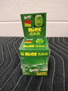 lot 68 image: Schylling Sprite NeeDoh Nice Can Squishy Toy, Green Can Shape, Boxed
