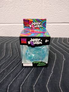 lot 79 image: Nee Doh Jelly Squish Squeezy Stretchy Jellyfish Toy, Blue, Ages 3