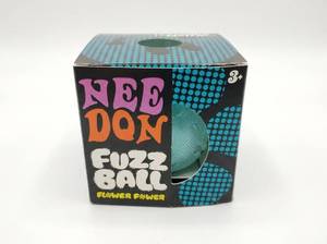 lot 111 image: Needon Fuzz Ball Flower Power Velvet Squeeze Toy Ball in Box