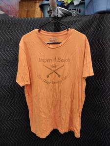 lot 9014 image: Old Navy Imperial Beach San Diego County Calif. Graphic T-Shirt XL Orange