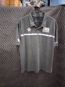 lot 9033 image: Nike Dri-FIT NFL On Field Apparel Dallas Cowboys Crucial Catch Polo Size XL