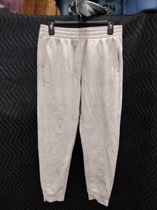 lot 9182 image: Carhartt Fleece Jogger Sweatpants Size XL (18-20) Cream w Sleeve Logo