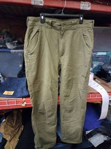 lot 507 image: Cabelas Mens Olive Green Work Pants Size 38x30