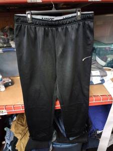 lot 519 image: Nike Therma-Fit Mens Black Fleece-Lined Athletic Pants Size XXL