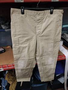 lot 530 image: Tru-Spec Khaki Ripstop Cargo Pants Large-Regular Waist 35-39in