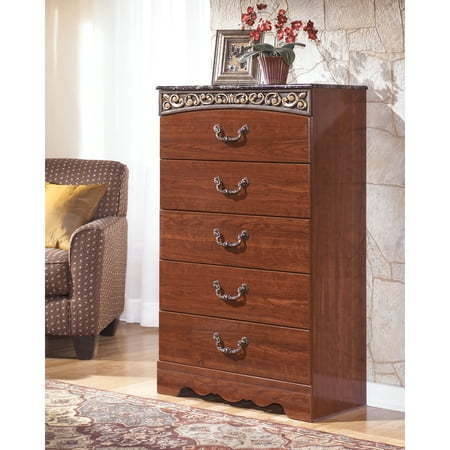 lot 25829 image: Ashley Furniture Signature Design - Fairbrooks Estate Chest of Drawers - 5 Drawer Dresser - Retail - $449.99