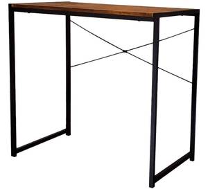 lot 1071 image: eHemco Rectangular Multifunctional Desk 30.75 Inch Coffee Top Black Legs
