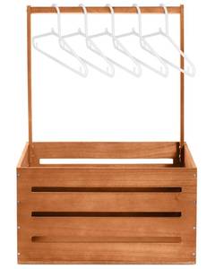lot 1871 image: Suzile Wooden Baby Shower Crate Basket 16.1x11.8x9in