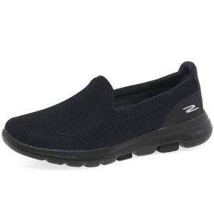 lot 1880 image: Skechers Womens Go Walk 5 Sneaker, Black, 9.5
