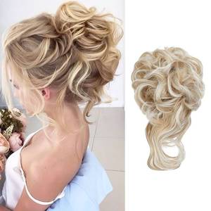 lot 2020 image: FeidyLong Messy Bun Hair Piece Ponytail Extension