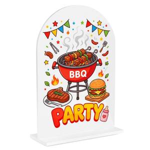 lot 2039 image: Acrylic Tabletop Sign 5x7 Inches