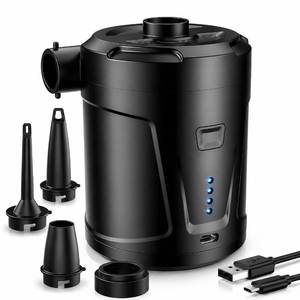 lot 2094 image: Ausic Cordless Air Pump 5200mAh Battery 4 Nozzles