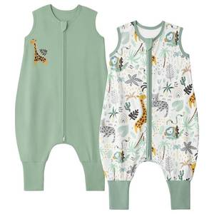 lot 2172 image: Yoofoss Toddler Sleep Sack with Feet 12-24 Months 100% Organic Cotton